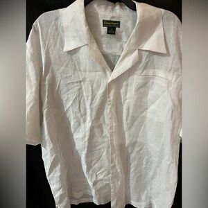 Giorgio Inserti Collezione Italiano 100% Linen Short Sleeve Camp Shirt